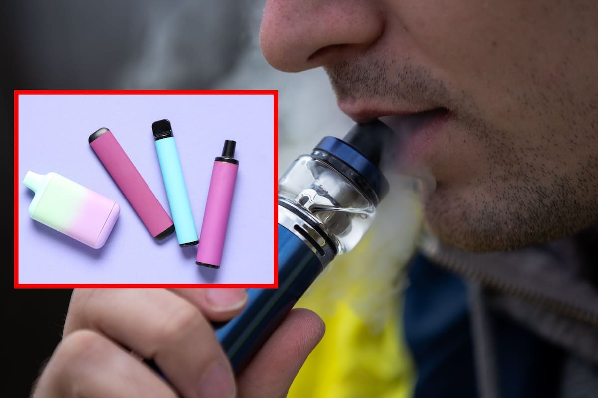 Se manifiestan colectivos a favor de vapeadores electrónicos frente al Senado en CDMX