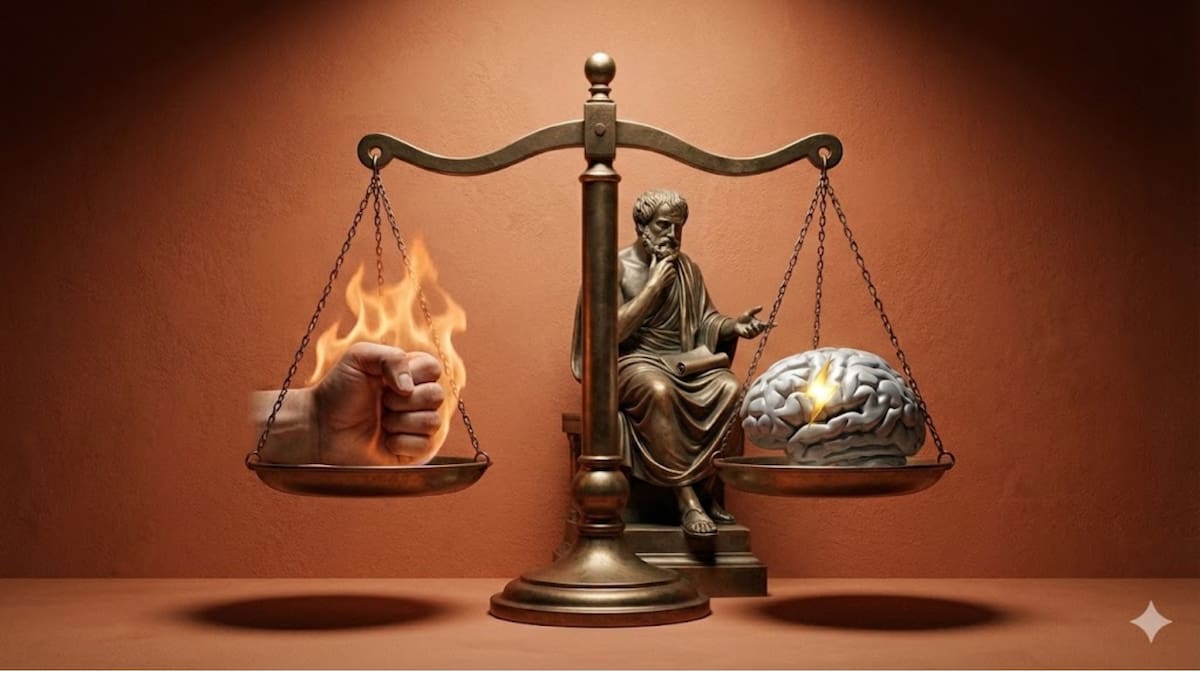 Aristóteles tenía la fórmula para la ira ‘virtuosa’: por qué su regla de 2,300 años (‘persona correcta, momento justo, motivo adecuado’) es la guía de inteligencia emocional que necesitas hoy