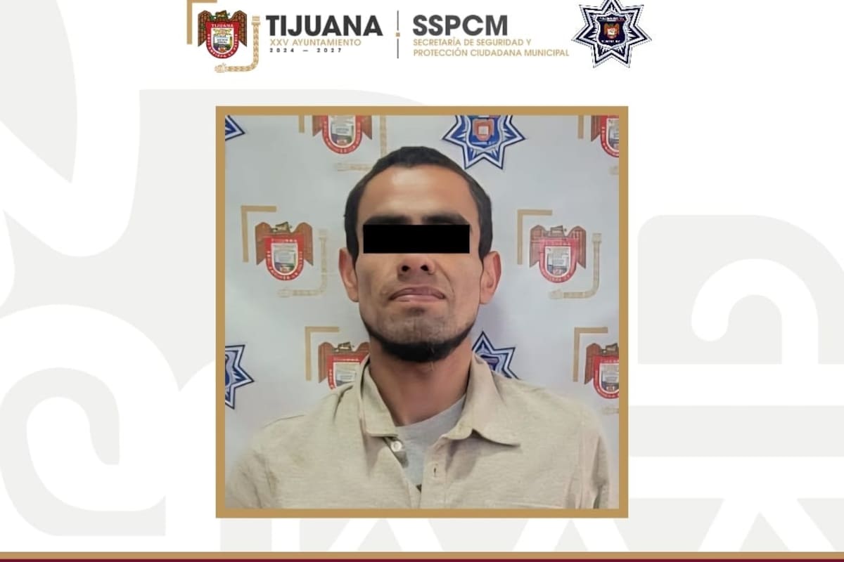 Detienen a presunto responsable de incendiar vehículo en avenida Internacional en Tijuana