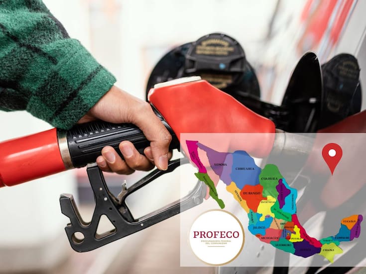 Profeco informa que la gasolina regular cuesta hoy $23.62 por litro en promedio tras acuerdo para contener precios y exhibe estaciones que venden hasta en $24.99