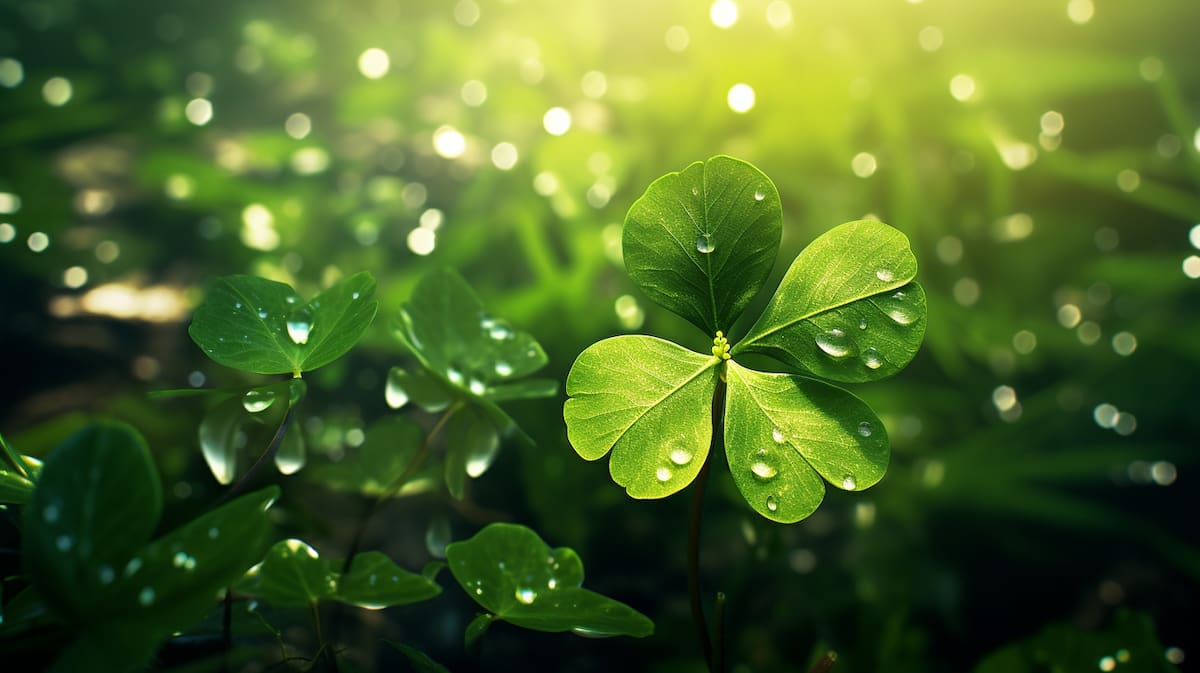 ¿Por qué el trébol de cuatro hojas es símbolo de buena fortuna?