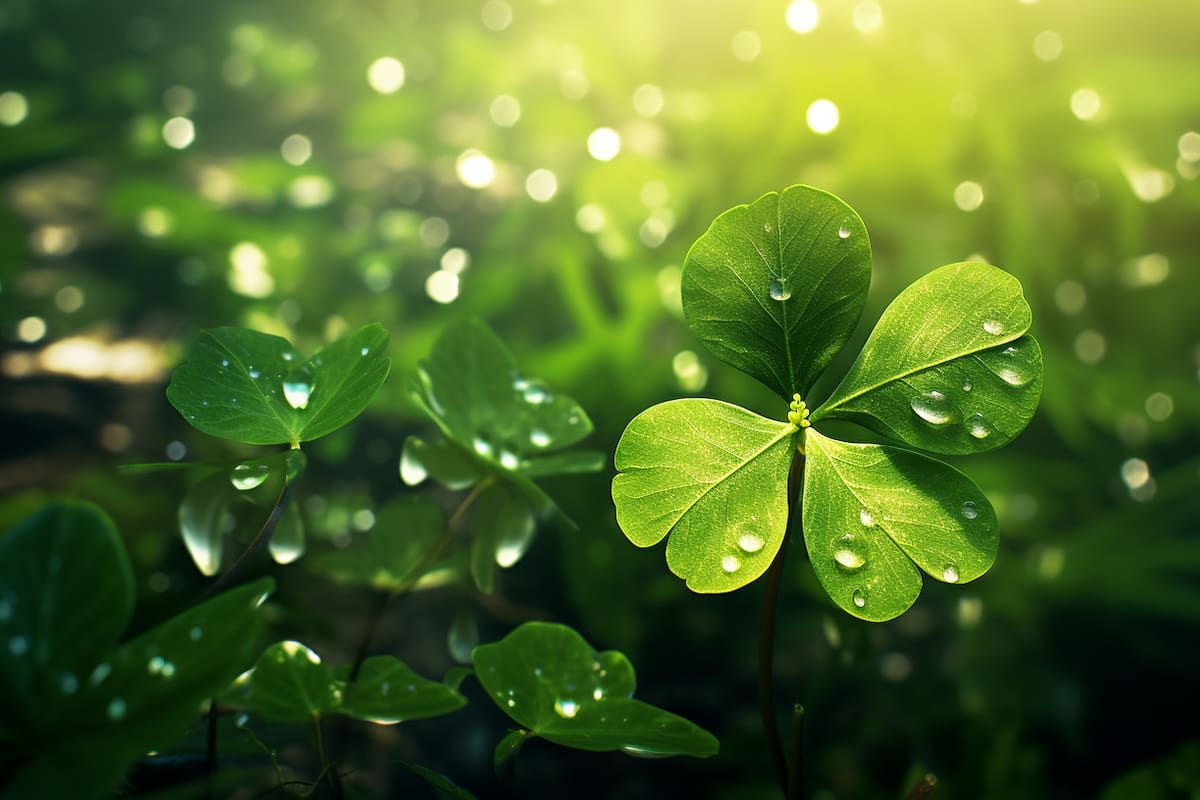 ¿Por qué el trébol de cuatro hojas es símbolo de buena fortuna?