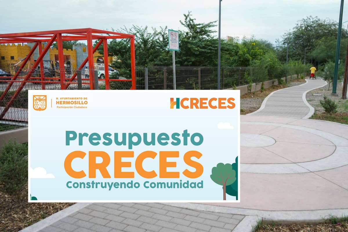 Tu voto decide las obras de tu colonia: Invitan a hermosillenses a participar en el Presupuesto Creces 2025
