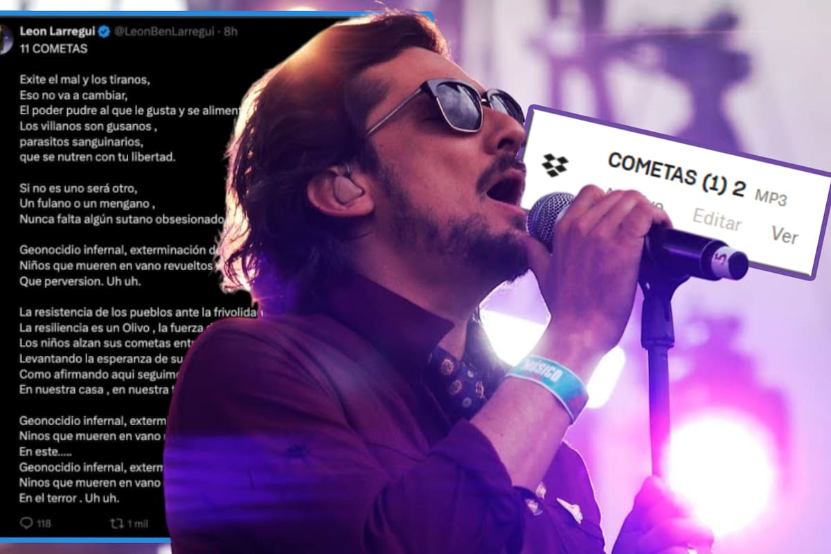 “Son gusanos, parásitos sanguinarios”: León Larregui protesta contra el abuso de poder en nueva canción compartida por Dropbox