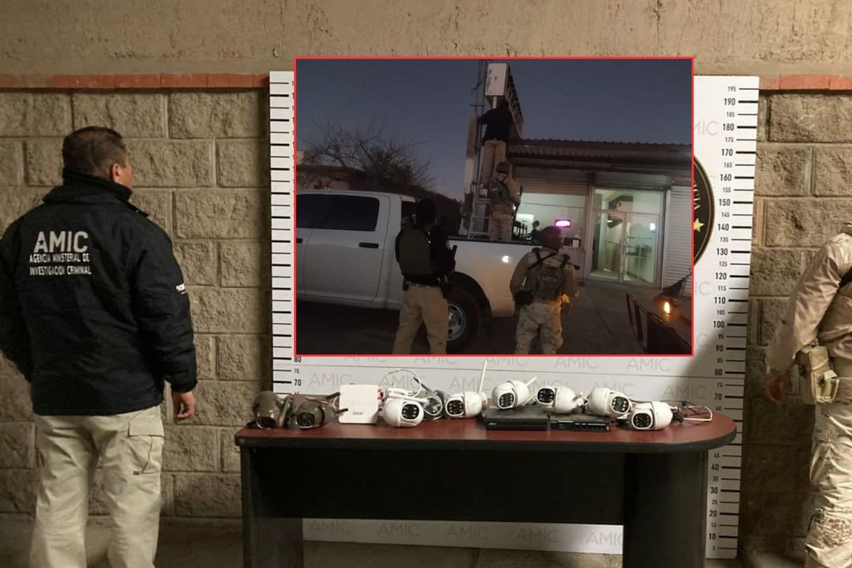 Aseguran cámaras de vigilancia clandestinas en Hermosillo