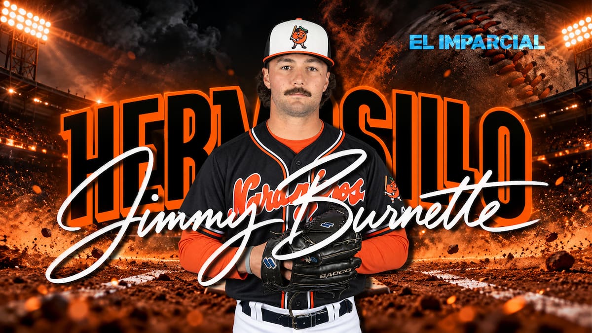 Jimmy Burnette, relevista zurdo de los Naranjeros de Hermosillo. (Foto: Especial GH)