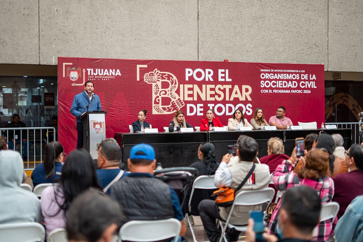 Reciben apoyo económico 87 organizaciones civiles en Tijuana