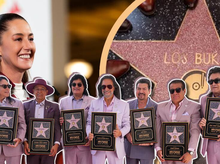 Claudia Sheinbaum felicita a ‘Los Bukis’ por obtener su estrella en el paseo de la fama de Hollywood; “un orgullo para todas y todos”