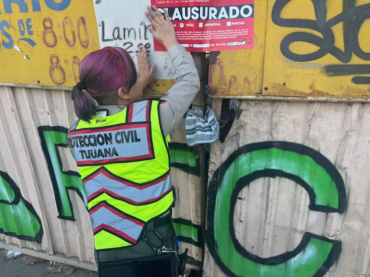 Clausura Gobierno Municipal de Tijuana centro de acopio en El Soler por incumplir medidas de seguridad