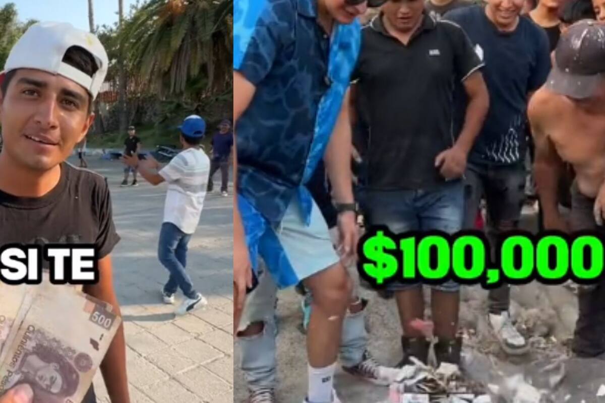 Influencer ofrece limpiar un río en una hora a cambio de una alcancía; video se viraliza