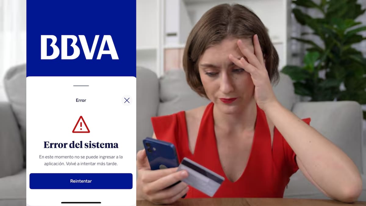 BBVA confirma fallas en su aplicación y caída; no pueden realizarse movimientos bancarios.