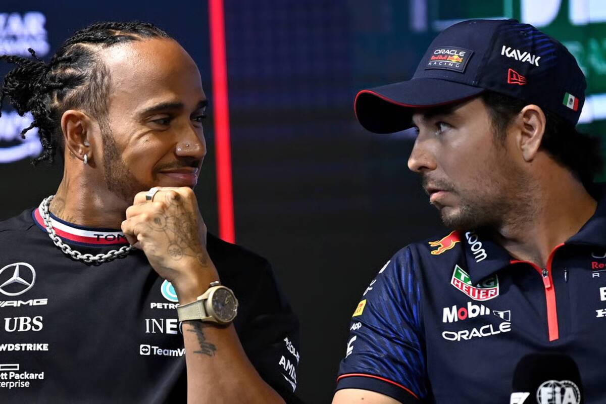 ‘Checo’ Pérez llama “idiota” a Lewis Hamilton tras arruinarle la clasificación