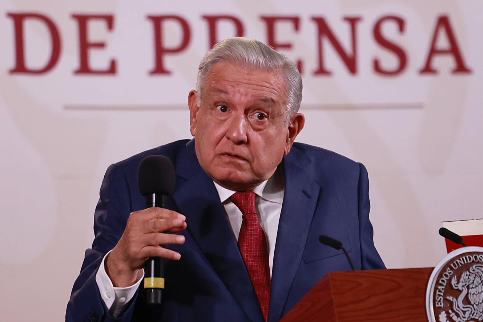 Andrés Manuel López Obrador reapareció con un mensaje de respaldo a Claudia Sheinbaum y críticas a funcionarios de Estados Unidos. Foto: Archivo