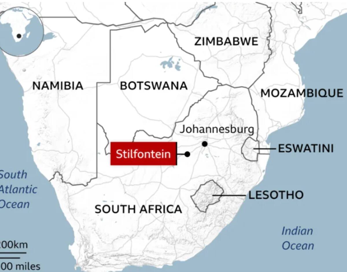 Mapa de Sudáfrica. / BBC.