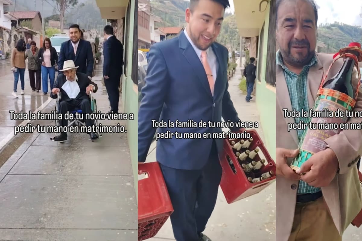“Si no piden mi mano así, no quiero nada”: joven muestra cómo su novio llegó con toda la familia a pedirle matrimonio