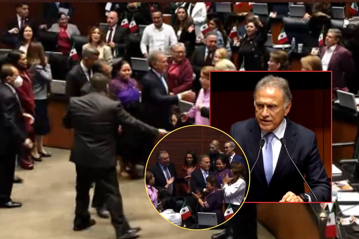 Reforma Judicial: Llega el padre de Miguel Ángel Yunes como ‘héroe’ de Morena y Panistas le gritan “¡Traidor!”