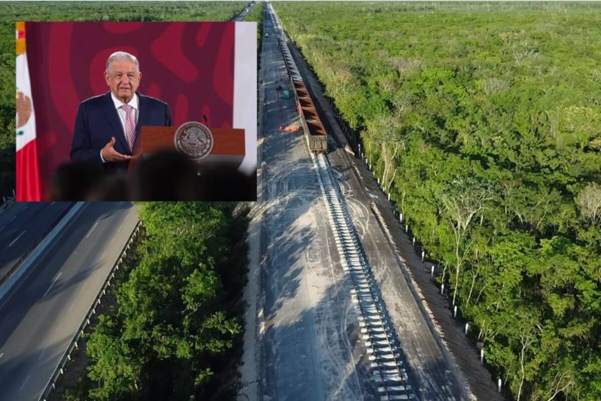 Declara AMLO que por intervención de EU, Tren Maya es obra de seguridad nacional
