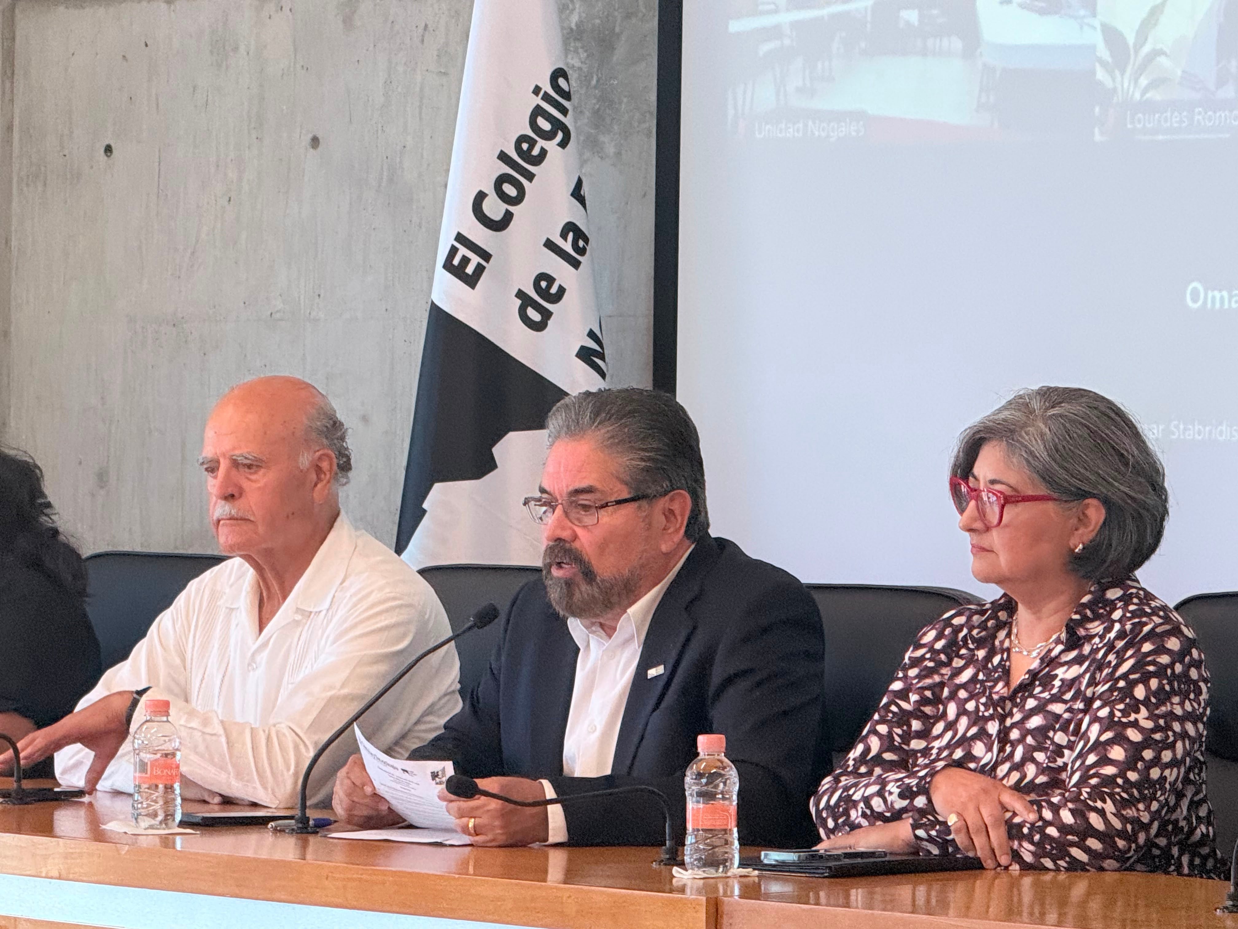 Víctor Alejandro Espinoza, presidente de El Colef, informó sobre la incorporación de nuevos investigadores y los proyectos de expansión de la institución en Baja California. Foto: Cortesía.