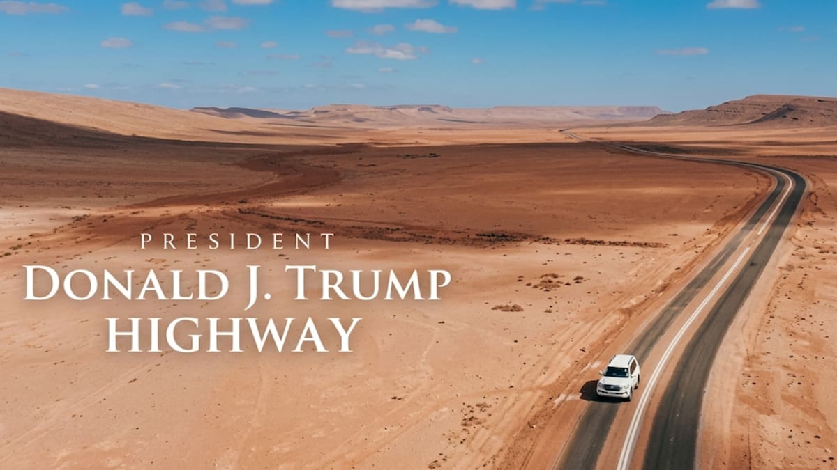 Donald Trump anuncia la construcción de una autopista que llevará su nombre entre Marruecos y el Sáhara Occidental