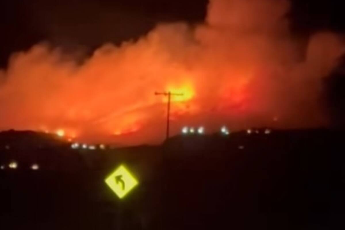 Incendio consume más de 2900 hectáreas en Tecate