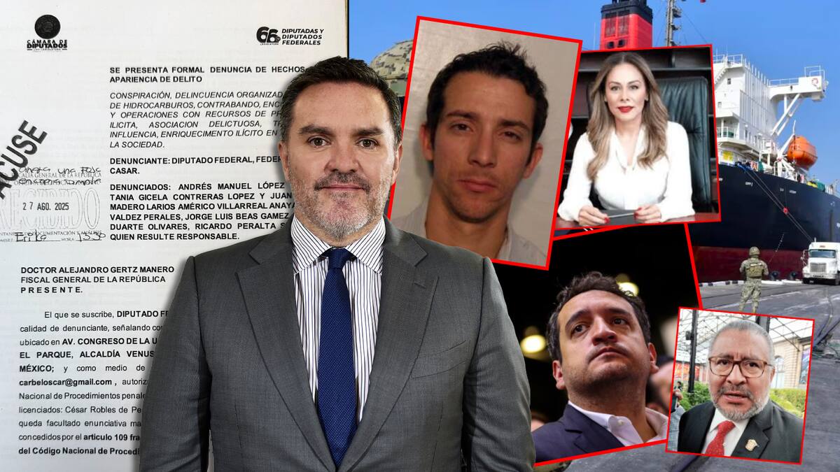Federico Döring denuncia ante la FGR a Andy López Beltrán y a otros funcionarios de Morena por red de huachicol fiscal, conspiración y financiamiento ilegal de campañas políticas