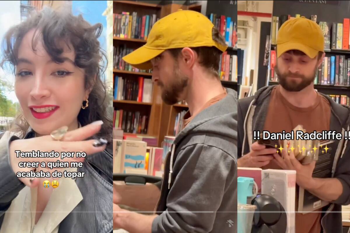 ¡Joven se encuentra con Daniel Radcliffe, actor de ‘Harry Potter’, en una librería de Nueva York! (VIDEO)