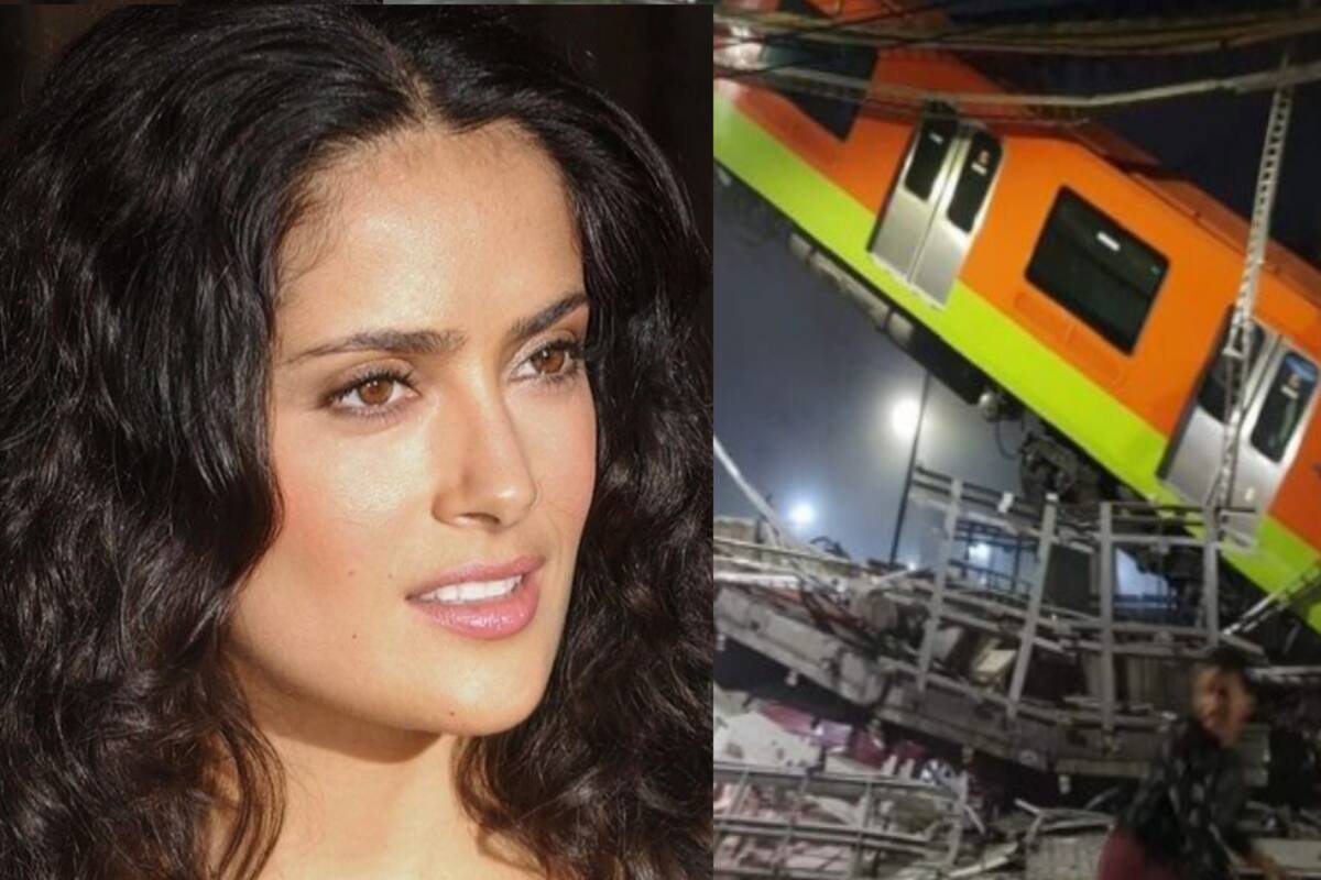 Salma Hayek reza por la tragedia en el Metro de CDMX