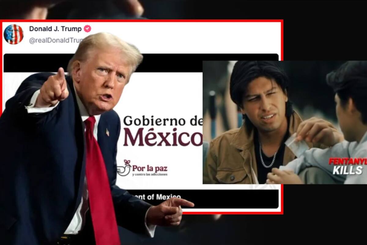 Trump replica campaña antidrogas de Sheinbaum: difunde anuncios de México contra el fentanilo con subtítulos en inglés