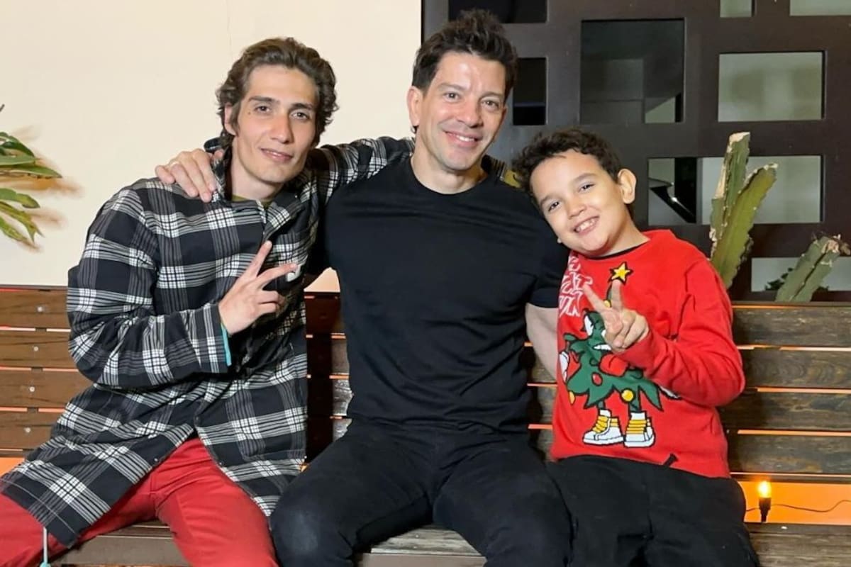 Yahir sorprende con una foto junto a Tristán en Navidad