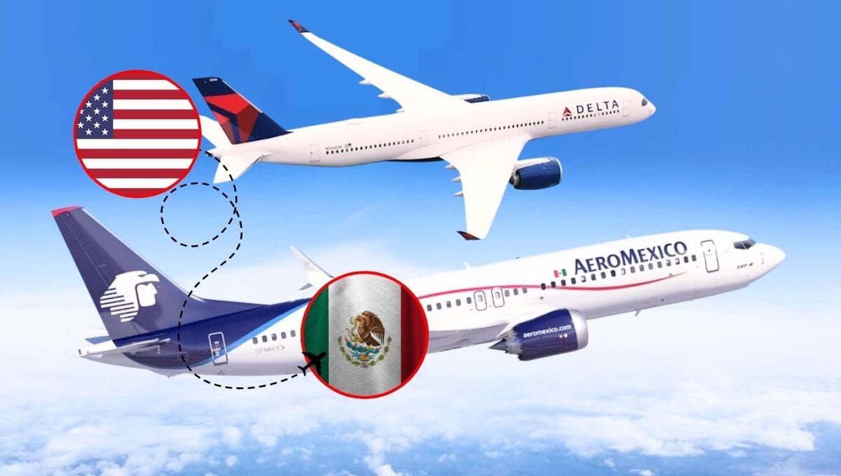 Aeroméxico y Delta.