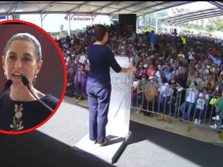 “Si están esos gritos y no hay respeto nos vamos todos”: Sheinbaum durante evento en Jalisco
