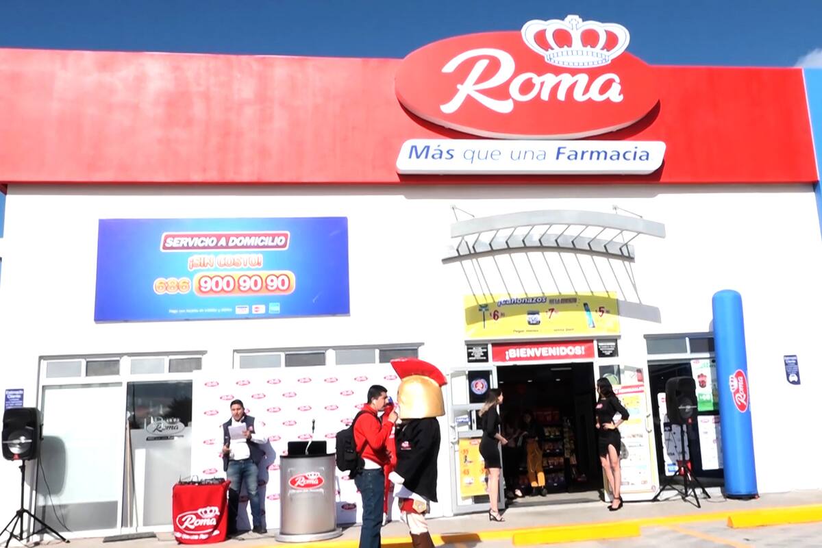 Farmacias Roma inaugura sucursal en Plaza “El Caballito”