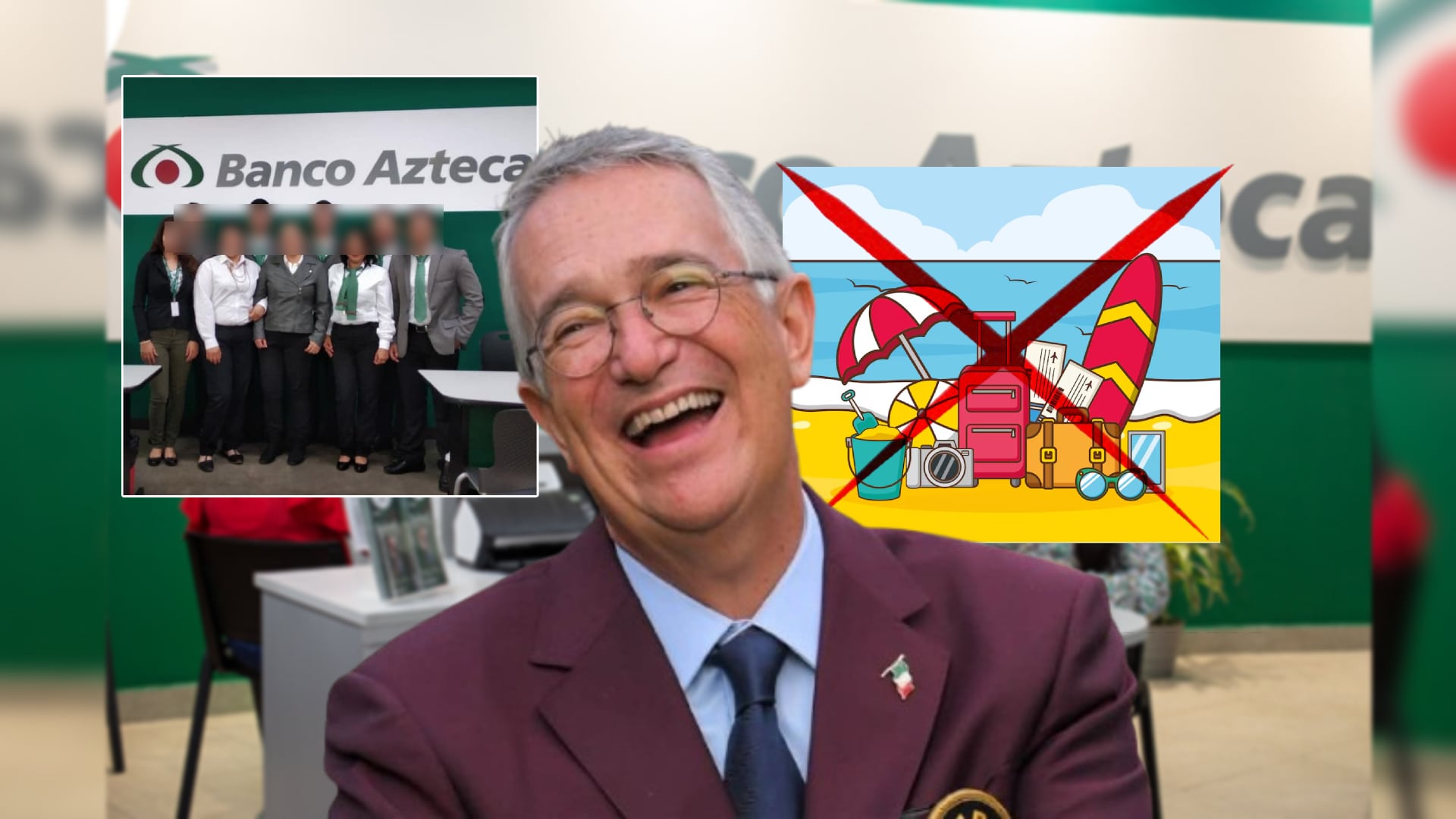 Ricardo Salinas Pliego no dio descanso a sus trabajadores de Banco Azteca este 12 de diciembre, en pleno día del empleado bancario, y redes lo critican. | Especial
