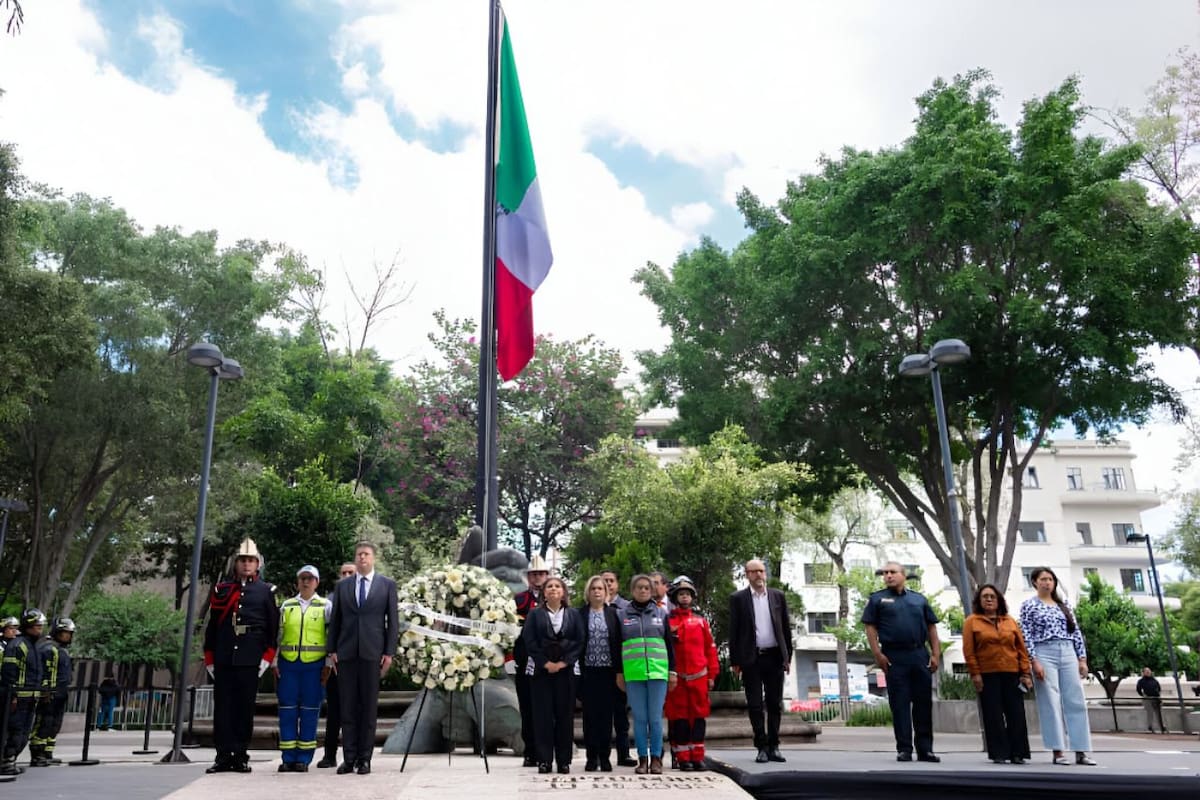 Clara Brugada rinde homenaje a las víctimas de 1985 y 2017 y destaca el legado de solidaridad