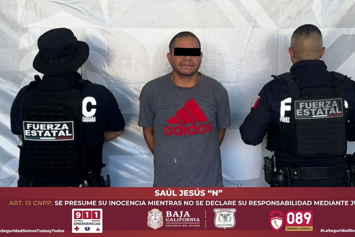 Gritos alertan a hija y evitan tragedia: detienen a agresor en rancho de Mexicali