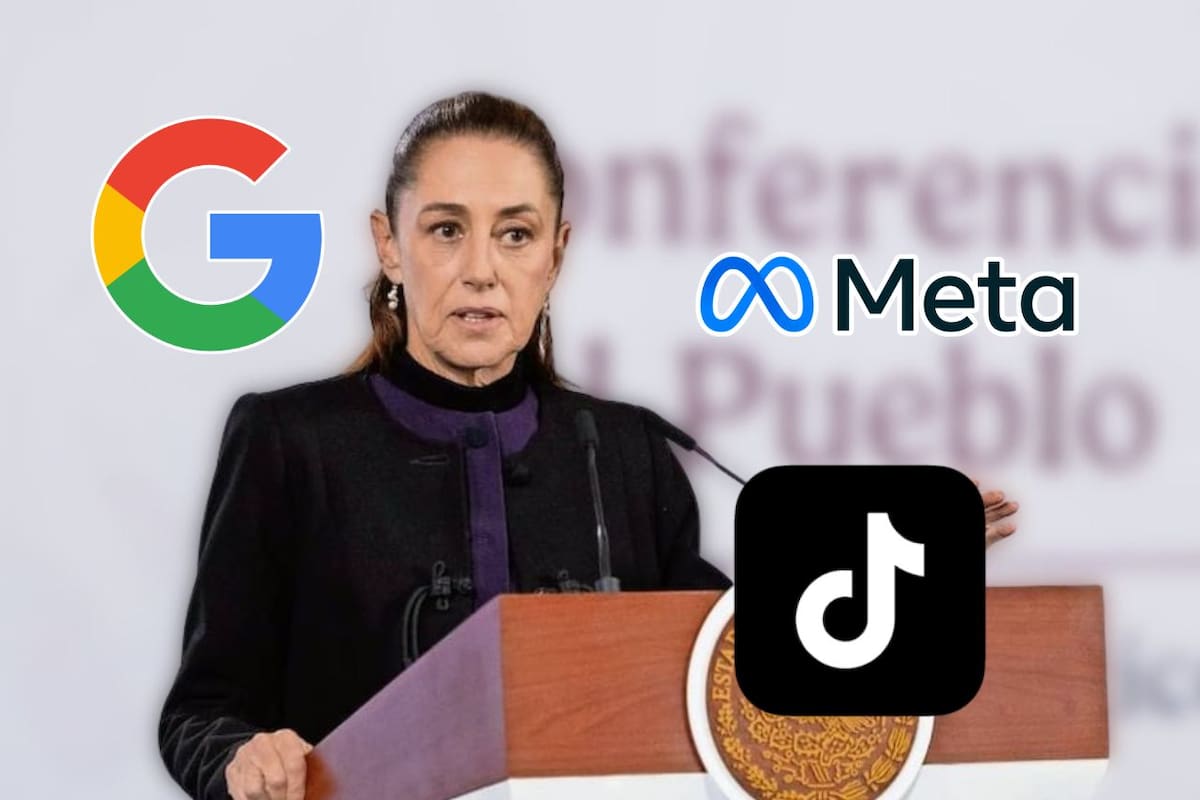 Gobierno de Claudia Sheinbaum firma acuerdo con Google, Meta y TikTok para combatir la violencia digital en México