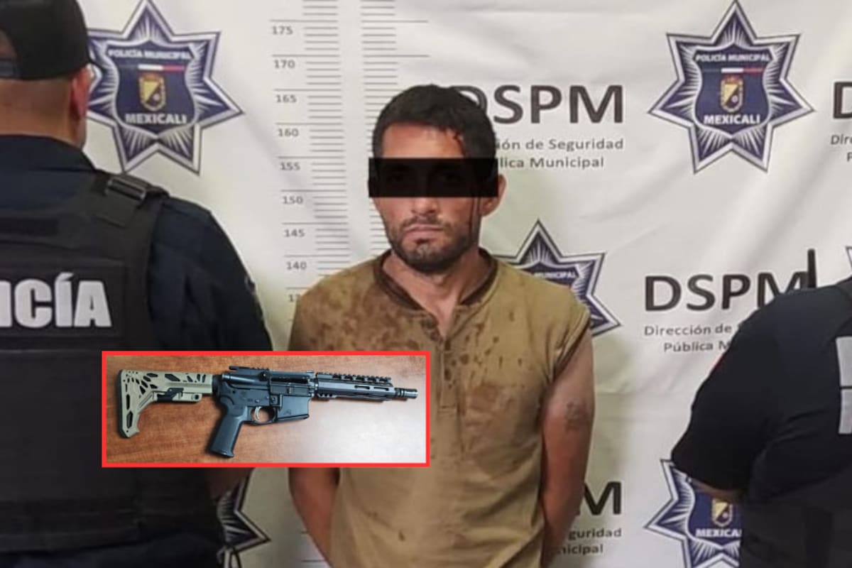 Amenazó a sus tres hijastros con un fusil al ir a visitar a su mamá; es detenido
