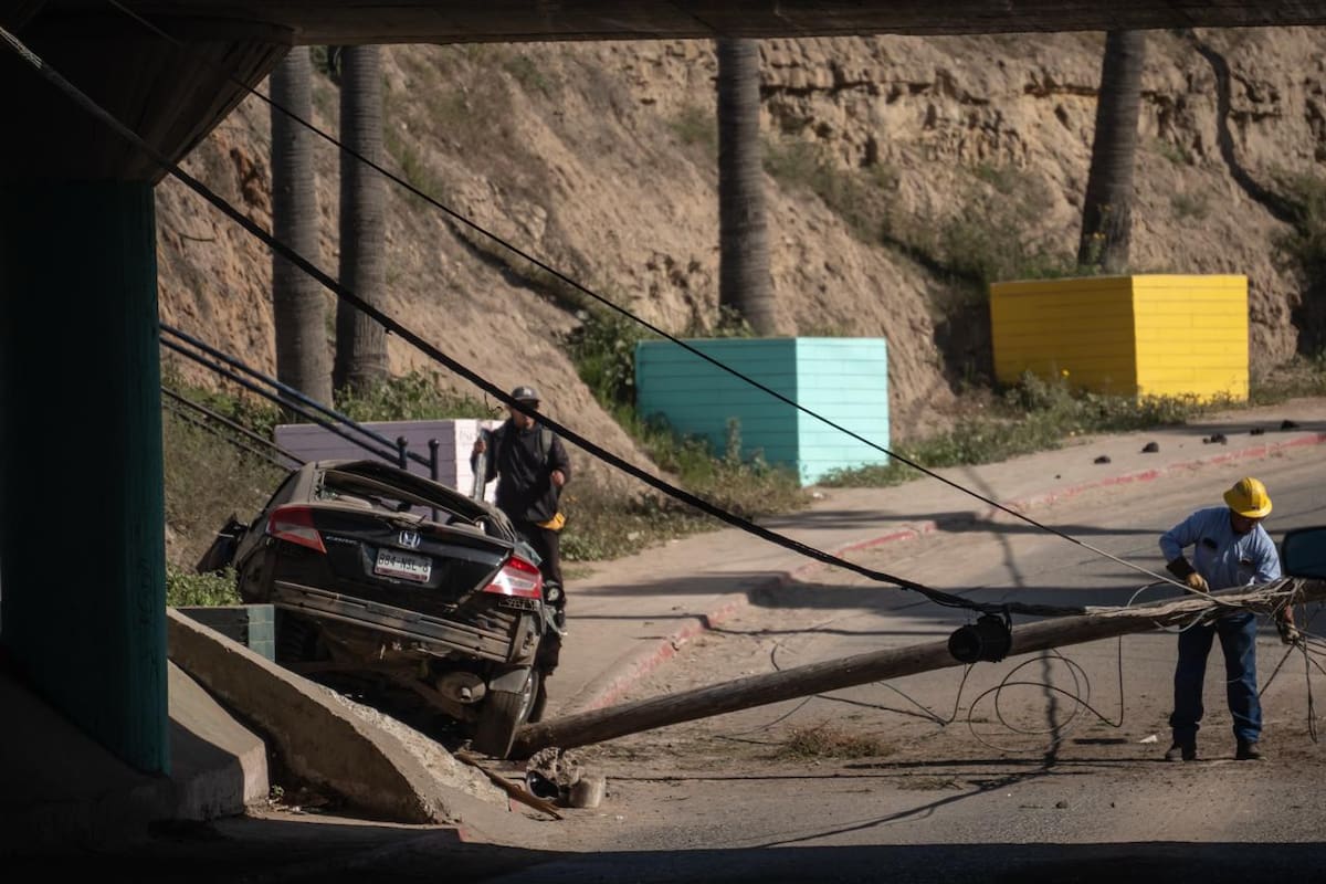 Accidente en la carretera escénica Rosarito–Tijuana deja un hombre lesionado