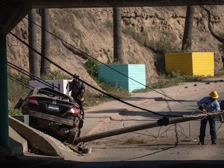Accidente en la carretera escénica Rosarito–Tijuana deja un hombre lesionado