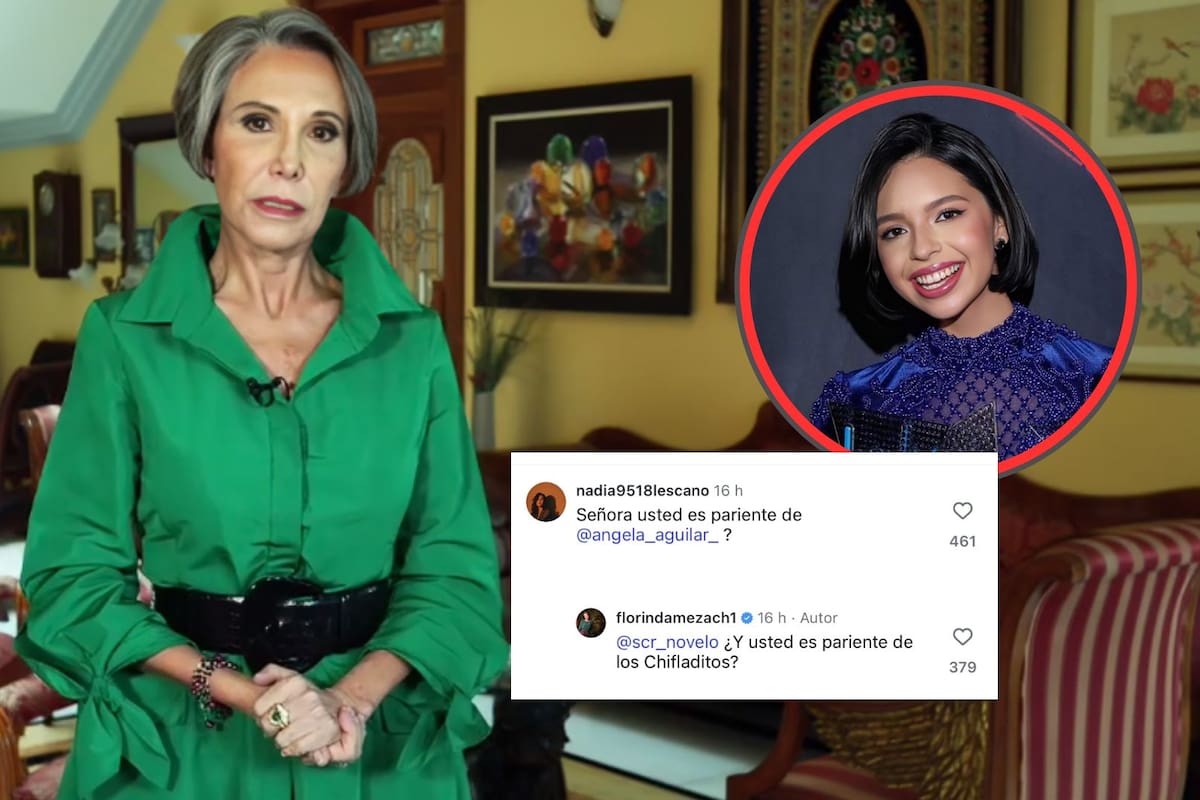 Florinda Meza reacciona a comparaciones con Ángela Aguilar