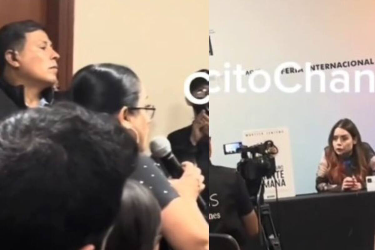 Mujer enfrenta a Maryfer Centeno en la FIL Guadalajara: “La grafología no es una ciencia”
