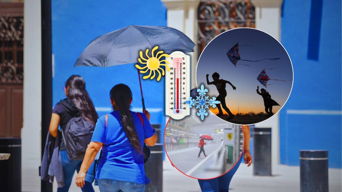 Pronóstico del clima para este lunes 26 de mayo en México: lluvias intensas, viento fuerte y calor extremo. Foto: Especial