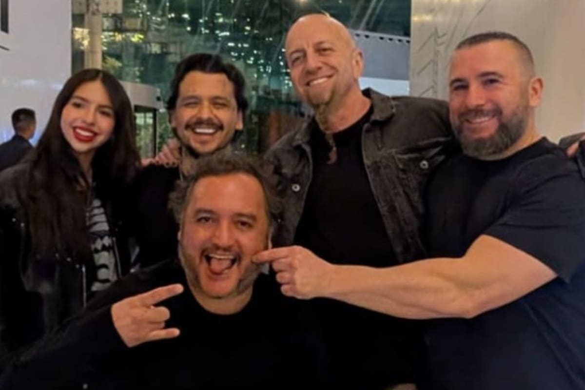 Integrantes de System Of a Down asistieron al concierto de Christian Nodal en la Plaza de Toros