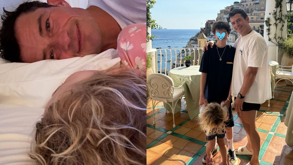 Orlando Bloom y sus hijos / Instagram @orlandobloom