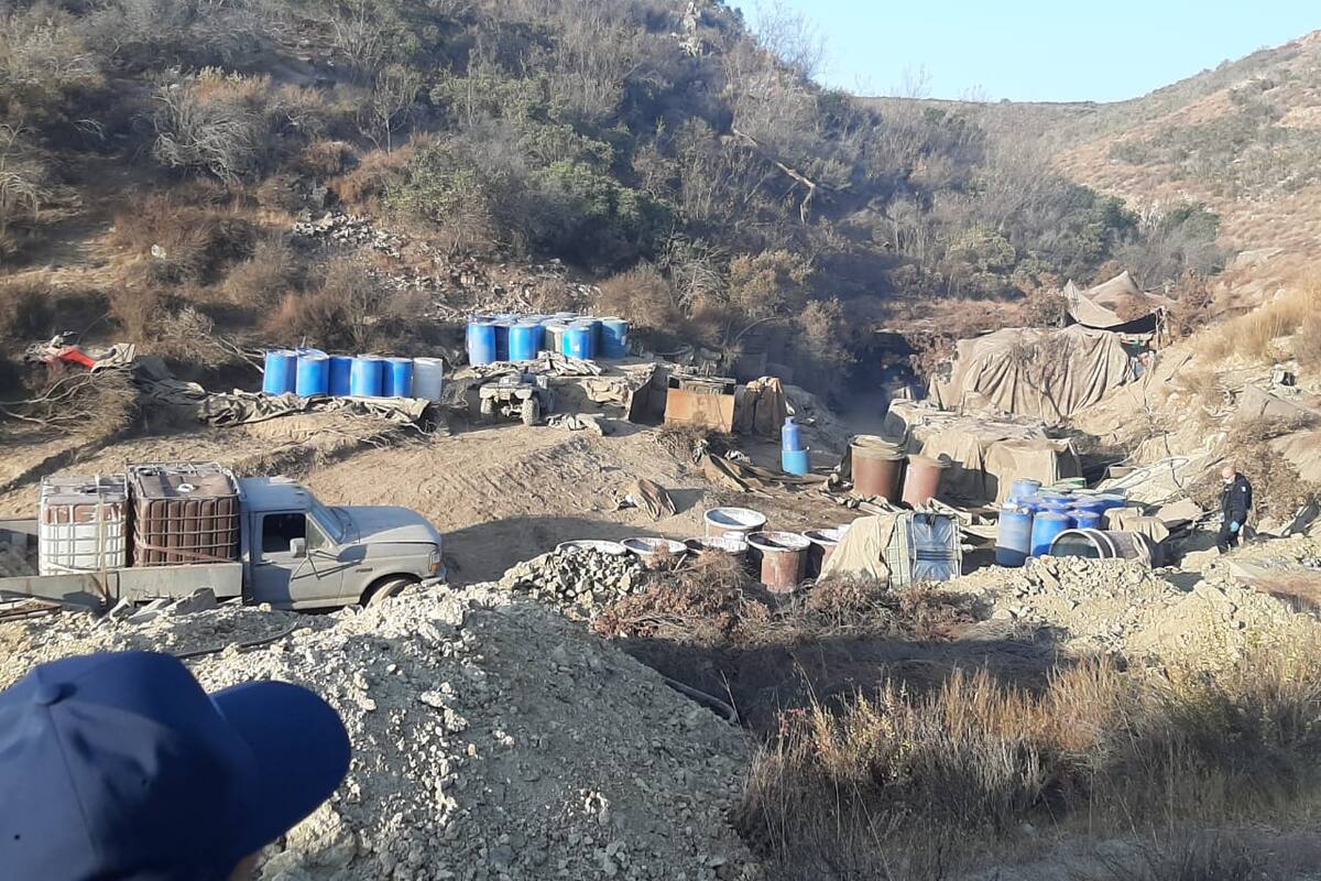 Detecta GESI “narco-laboratorio” cerca de Ruta del Vino en Ensenada