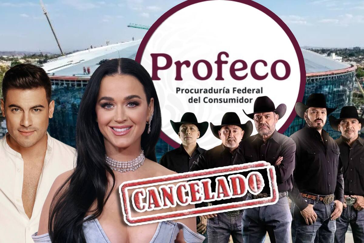 Profeco vigilará reembolsos de conciertos cancelados de Katy Perry, Carlos Rivera e Intocable, en Arena Guadalajara