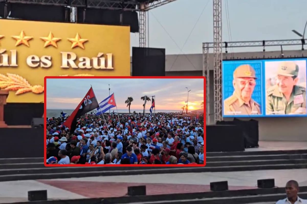 “Raúl es Raúl”: Seguidores del expresidente de Cuba se concentran frente a la embajada de EEUU en La Habana y que sus autoridades han sido amenazados por EEUU para tomar el control