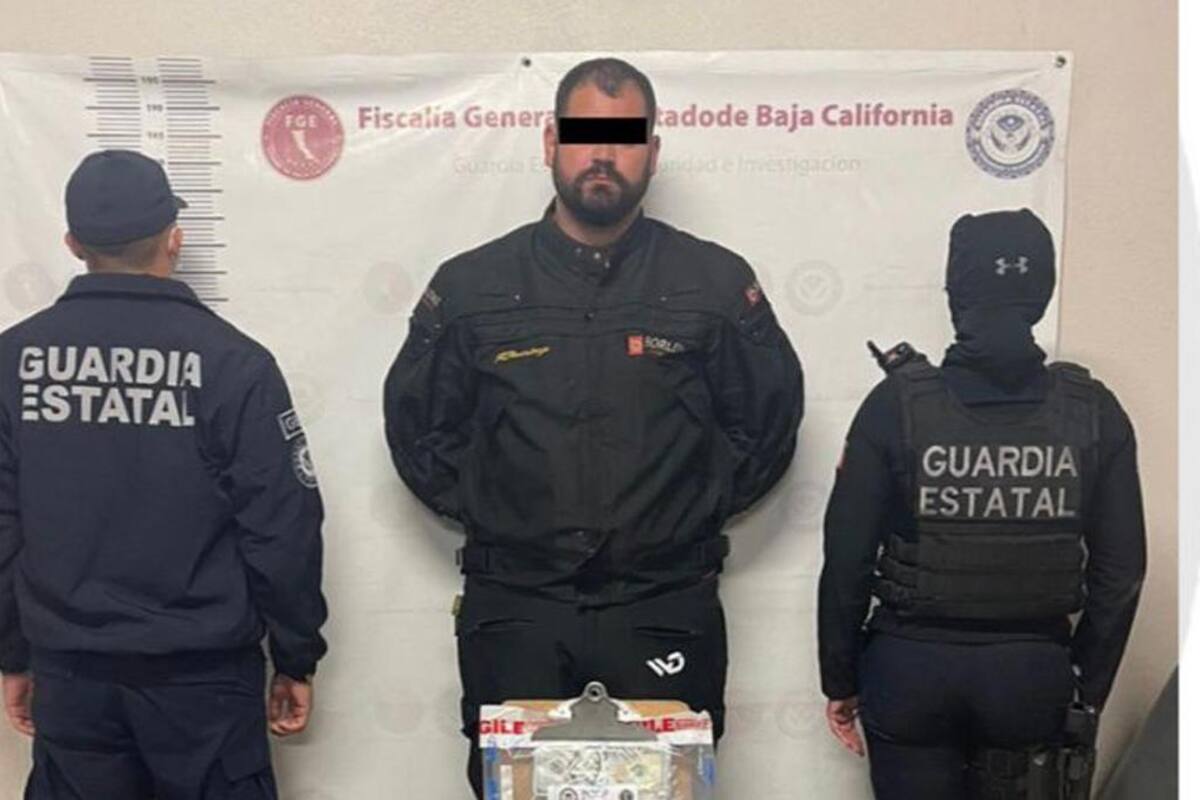 Arrestan a hombre por contrabando equiparado en Tijuana