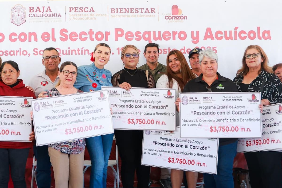 Destaca BC a nivel nacional en pesca y acuacultura