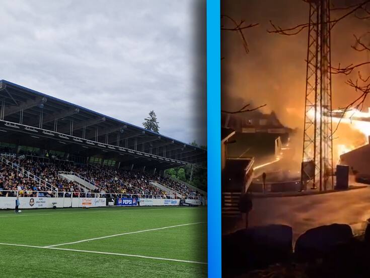 VIDEO: Adolescentes incendian estadio de futbol en Finlandia